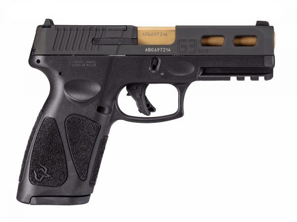 G3 9MM BLK/BLK 4" OR GOLD BBL#, 1-G3P941-TL1