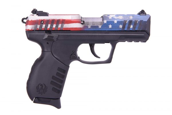 SR22 US FLAG 22LR 3.5" BL AS, 3642