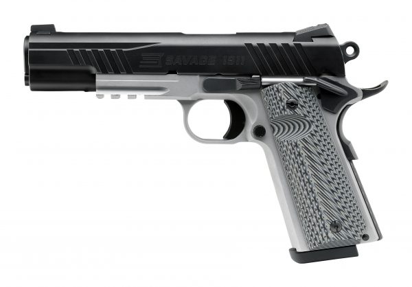 1911 GOV 45ACP BL/SS RAIL, 67207