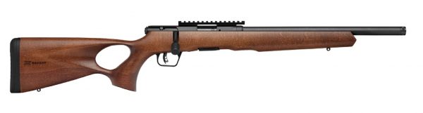 B17 17HMR BLK/WOOD 18" THD, 70817