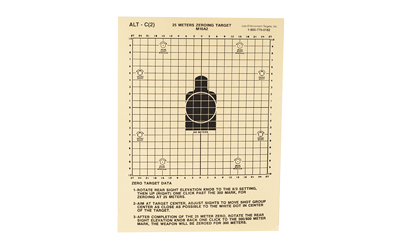 ACTION TGT 25 METERS DOD M16A2 100PK, SKU ACTALTC2-100