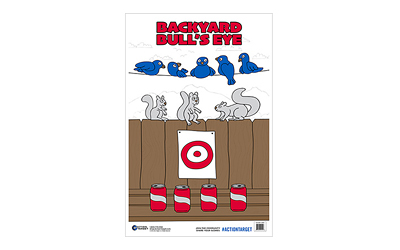 ACTION TGT BACK YD BULLSEYE 100PK, SKU ACTGS-BKYARD-100