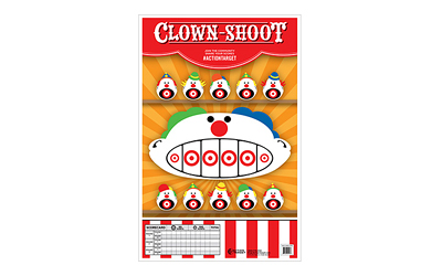 ACTION TGT CLOWN SHOOT 100PK, SKU ACTGS-CARCLWN-100