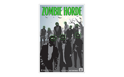 ACTION TGT ZOMBIE HORDE GRN 100PK, SKU ACTGS-ZOMHORDE-100