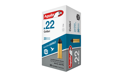 AGUILA 22LR COLIBRI 20GR 50/1000, SKU AGA1B220337