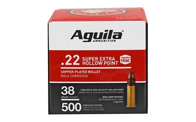 AGUILA 22LR HV HP 38 GR 500 PACK, SKU AGA1B221118