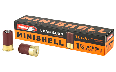 AGUILA MINISHELL 12GA SLUG 20/500, SKU AGA1C128974