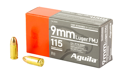 AGUILA 9MM 115GR FMJ 50/1000, SKU AGA1E097704-N