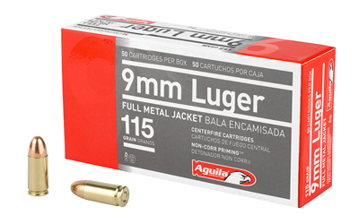 AGUILA 9MM 115GR FMJ 50/1000, SKU AGA1E097704