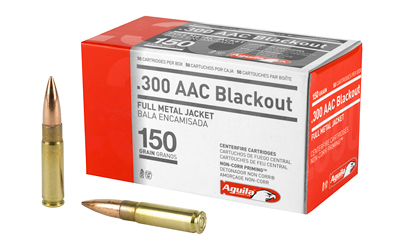 AGUILA 300BLK 150GR FMJ 50/1000, SKU AGA1E300110