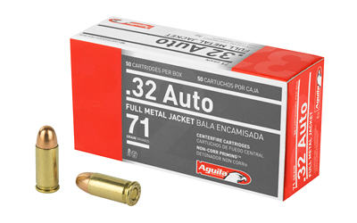 AGUILA 32ACP 71GR FMJ 50/1000, SKU AGA1E322110