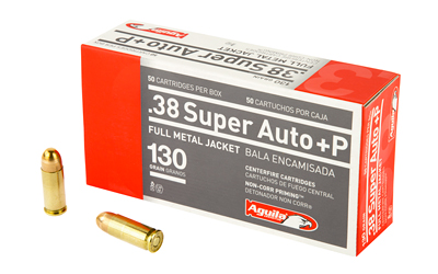 AGUILA 38SPR A +P 130GR 50/1000, SKU AGA1E382112