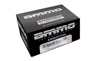 AMMO INC. 38SPL 125GR XTP JHP 20/200, SKU AMI38125JHP