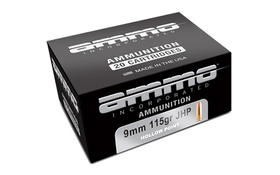 AMMO INC 9MM 115GR XTP JHP 20/200, SKU AMI9115JHP