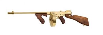 THOMPSON 1927A1 DLX 45ACP GOLD, T150DTG