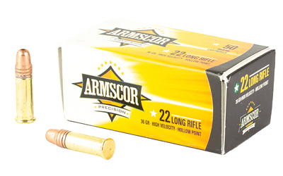 ARMSCOR 22LR HVHP 36GR 50/5000, SKU ARM50309