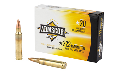 ARMSCOR 223REM 62GR FMJ 20/1000, SKU ARMFAC223-8N