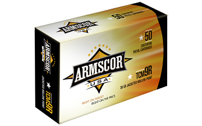 ARMSCOR 22TCM9R 39GR JHP 50/1000, SKU ARMFAC22TCMNR-1N