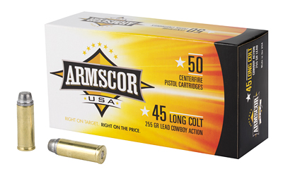 ARMSCOR 45LC 255GR LEAD 50/400, SKU ARMFAC45LC-1N