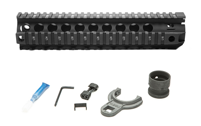 BCM GUNFTR QUAD RAIL 556 10" BLK, SKU BCM-QRF-10-556-BLK