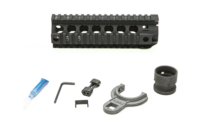 BCM GUNFTR QUAD RAIL 556 7" BLK, SKU BCM-QRF-7-556-BLK