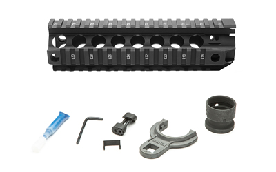 BCM GUNFTR QUAD RAIL 556 8" BLK, SKU BCM-QRF-8-556-BLK