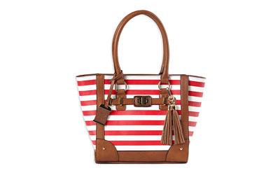 BULLDOG TOTE PURSE CHERRY, SKU BDP-051