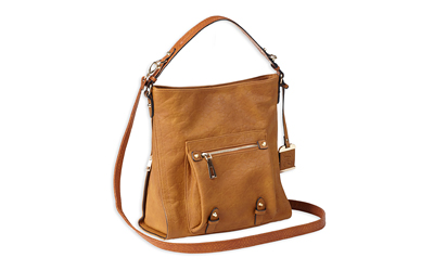 BULLDOG HOBO ANNA PURSE COGNAC, SKU BDP-054