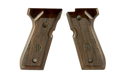 BERETTA GRIPS 92 96FS WOOD CHKRD, SKU BRJG92FSW