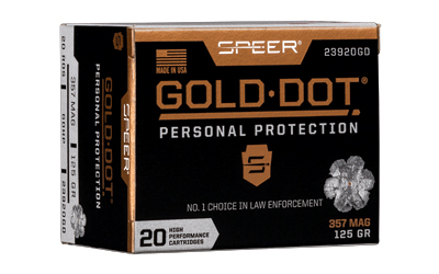 SPR GOLD DOT 357MAG 125GR HP 20/200, SKU CCI23920GD