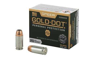 SPR GOLD DOT 45ACP 230GR HP 20/200, SKU CCI23966GD