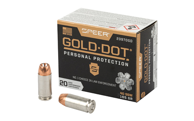 SPR GOLD DOT 40SW 165GR HP 20/200, SKU CCI23970GD