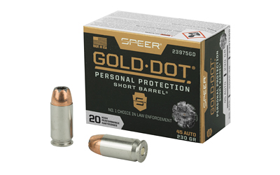 SPR GOLD DOT 45ACP 230G HP SB 20/200, SKU CCI23975GD