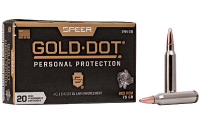 SPR GOLD DOT 223 REM 75GR HP 20/200, SKU CCI24469