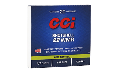 CCI 22WMR SHOTSHELL 20/2000, SKU CCI25