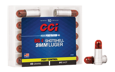 CCI 9MM #4 SHOTSHELL10/200, SKU CCI3712CC