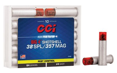 CCI 38/357 #4 SHOTSHELL10/200, SKU CCI3714CC