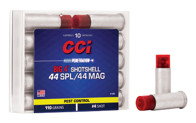 CCI 44SPL/MAG #4 SHOTSHELL10/200, SKU CCI3718CC