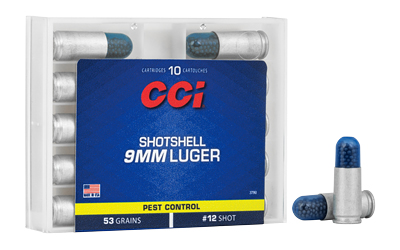 CCI 9MM #12 SHOTSHELL 10/200, SKU CCI3790