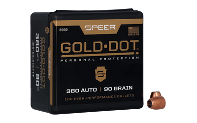 SPR GOLD DOT .355 90GR HP 100CT, SKU CCI3992