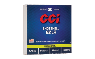 CCI P22SS 22LR SHOTSHELL 20/2000, SKU CCI39