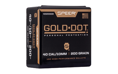 SPR GOLD DOT .400 200GR HP 100CT, SKU CCI400200GDB