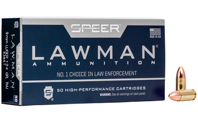 SPR LAWMAN 9MM 124GR TMJ 50/1000, SKU CCI53651BX