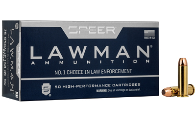 SPR LAWMAN 38SPL+P 158GR TMJ 50/1000, SKU CCI53750BX