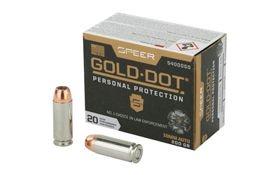 SPR GOLD DOT 10MM 200GR HP 20/200, SKU CCI54000GD