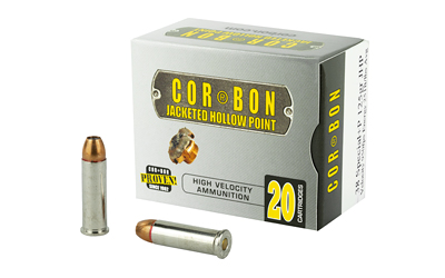 CORBON 38SPL+P 125GR JHP 20/500, SKU COR38125