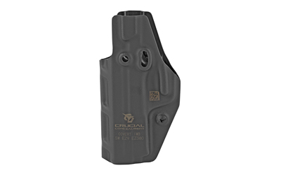 CRUCIAL IWB S&W EZ-9/EZ.380 AMBI BLK, SKU CRU1159