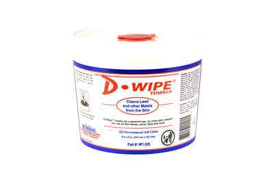 D-WIPE TOWELS 2-325 CT TUBS, SKU DLEADWT-325-22