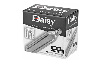 DAISY #7015 CO2 CYLINDERS 15/BX, SKU DY997015-611