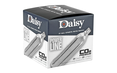 DAISY #7025 CO2 CYLINDERS 25/BX, SKU DY997025-611